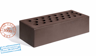 Кирпич керамический облицовочный Шоколад евро-формат гладкий-1