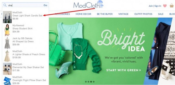 Интернет-магазин одежды ModCloth