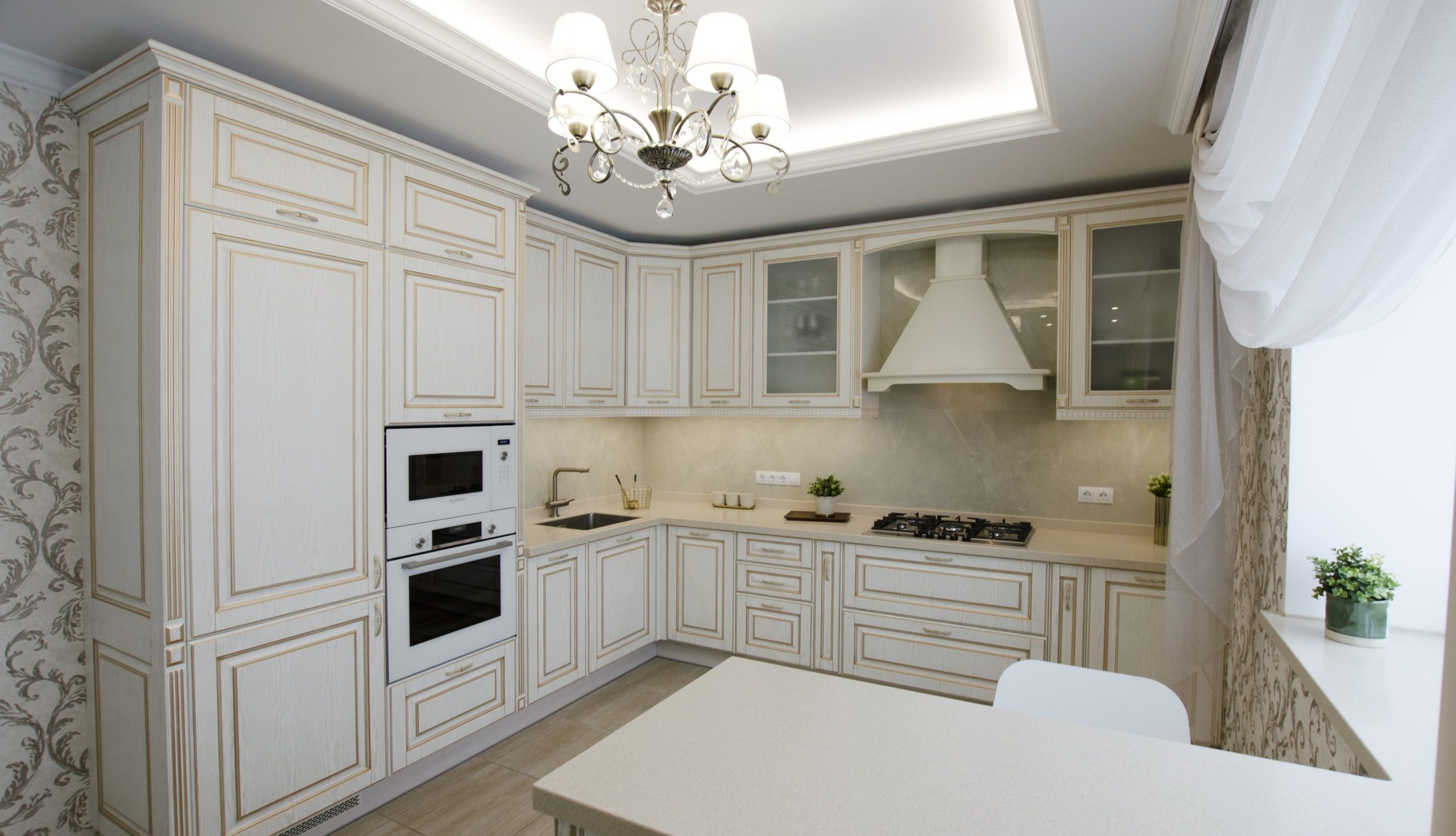 Дизайн проект №170 кухня-гостиная 18 кв м