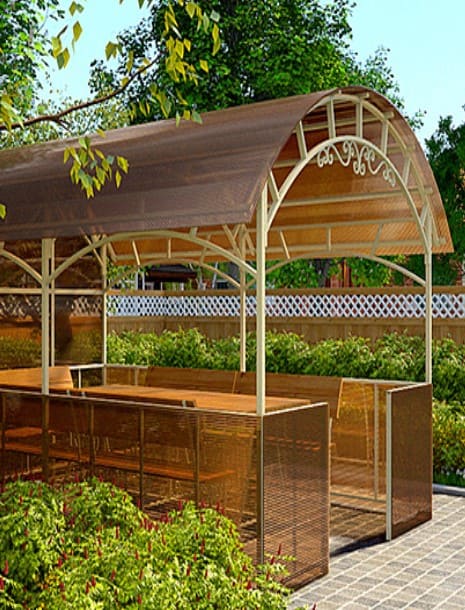 Беседки из поликарбоната