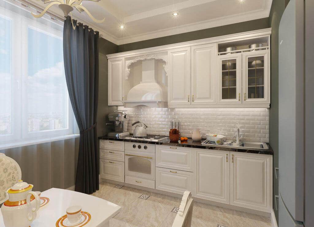 Дизайн маленькой кухни: фото идеальной планировки, зонирования и ремонта в кухне