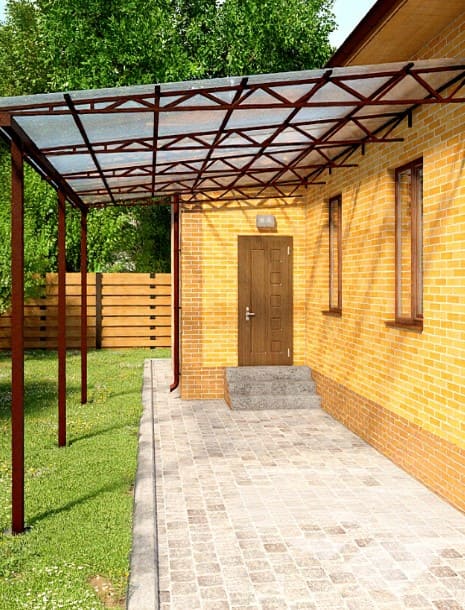 Навесы к дому