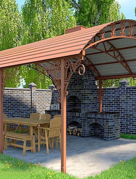 Навес для мангала