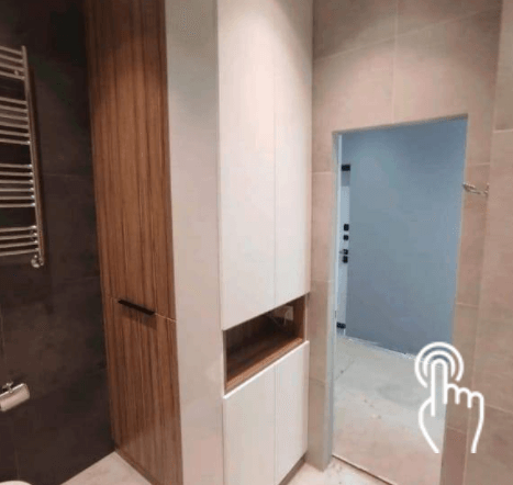 Встроенные шкафы в туалете за унитазом: разновидности моделей и тонкости изготовления