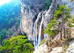 водопад Учан-Су Крым Ялта учансу самый высокий ай петри Летящая вода