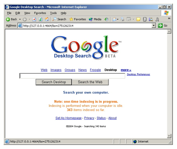  Google Desktop