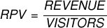 RPV (revenue per visit)