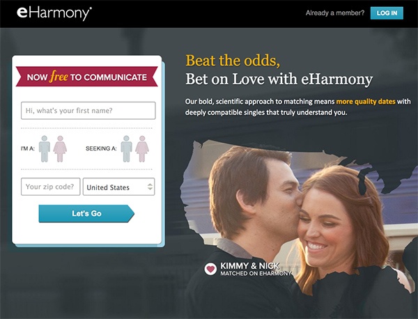 Сайт знакомств eHarmony
