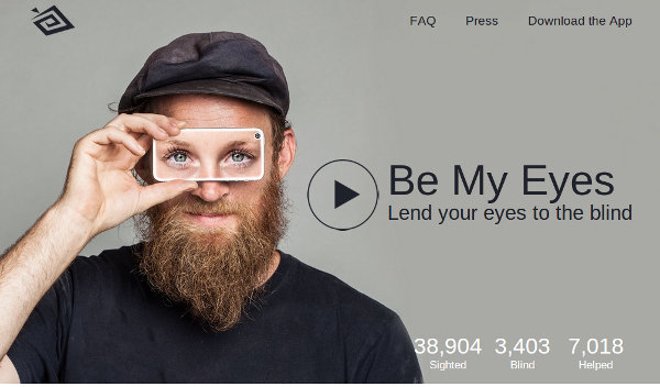Иллюстрация к статье: Стартап Be My Eyes: некоммерческое приложение для слабовидящих
