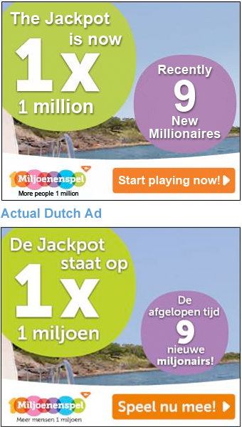 кейс нидерландской лотереи Miljoenespel