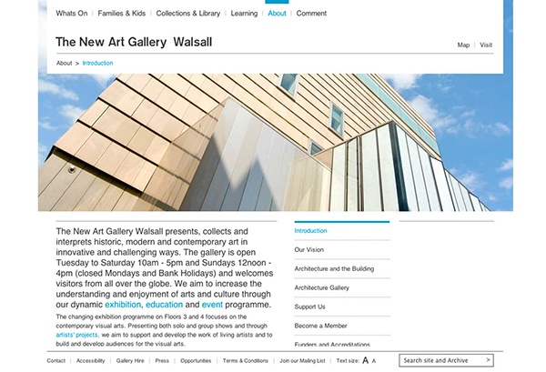 THE NEW ART GALLERY WALSALL