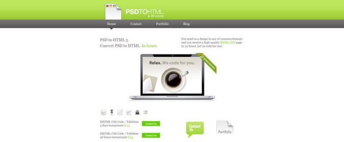 MY PSD TO HTML