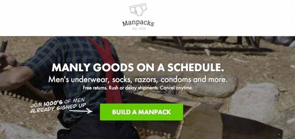Manpacks доставляет главные «мужские» товары по расписанию
