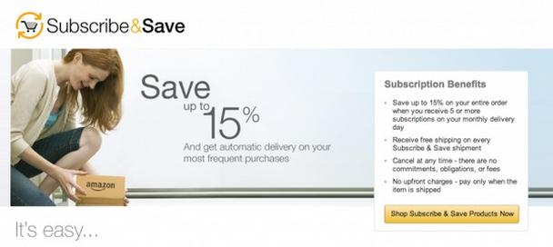 Amazon: «Подпишись и сэкономь»
