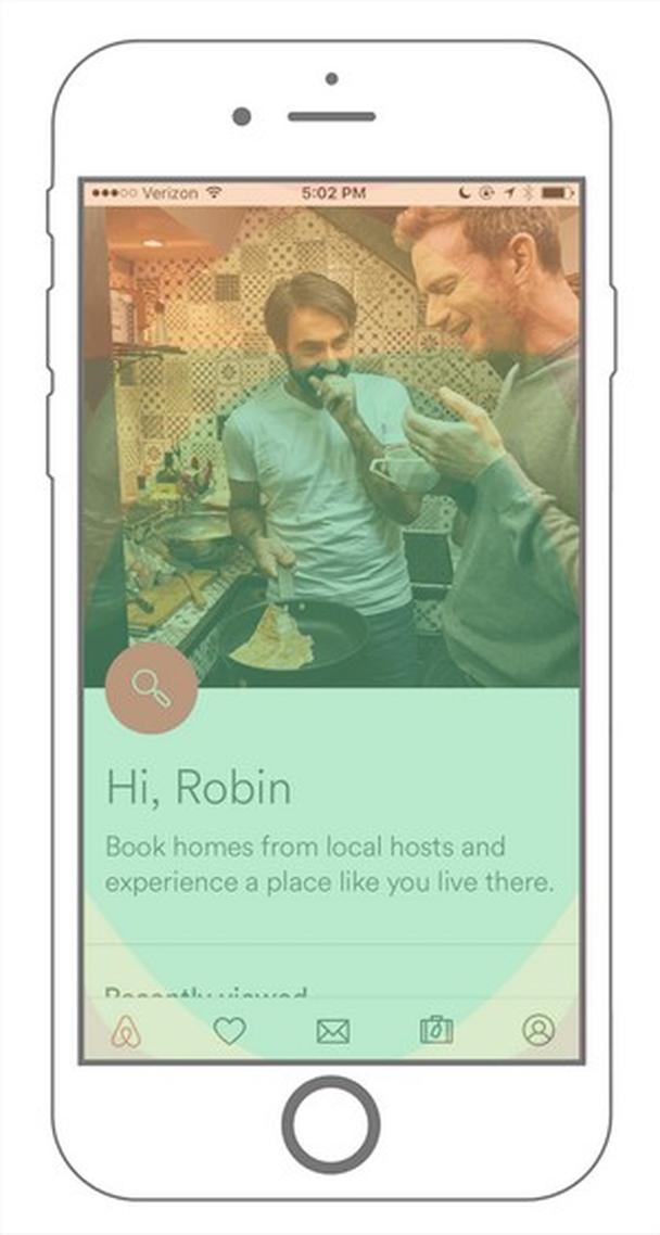 Мобильное приложение Airbnb