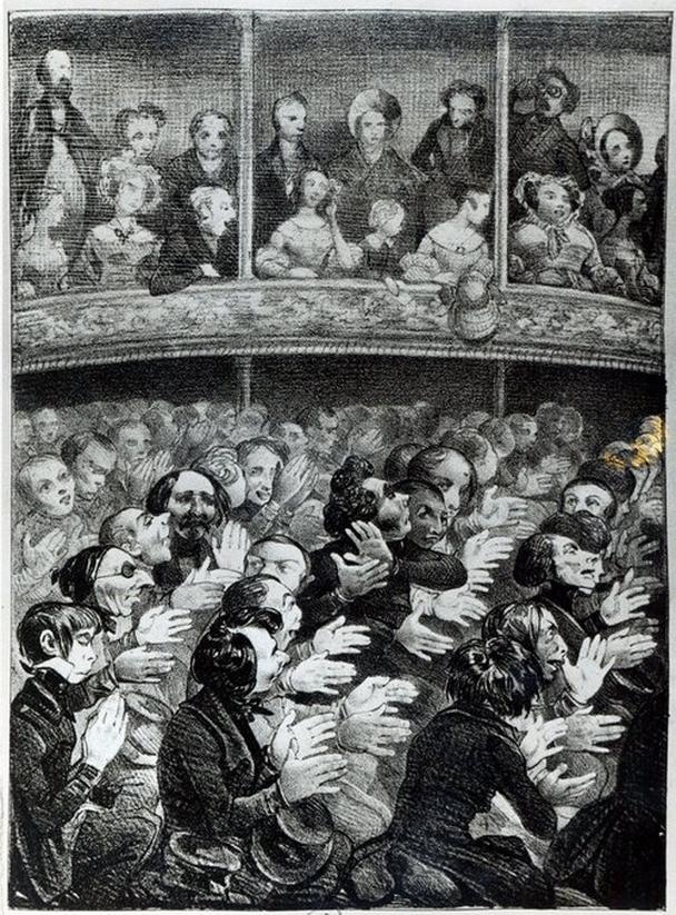 В Париже девятнадцатого века клакёры достигли вершины своего влияния на театр