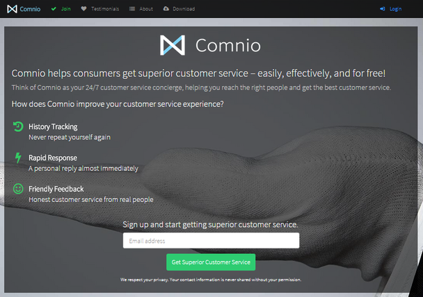 Comnio помогает потребителям получить лучший клиентский сервис — легко, эффективно и бесплатно!