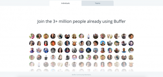 Присоединяйтесь к 3+ миллионам людей, уже использующих Buffer