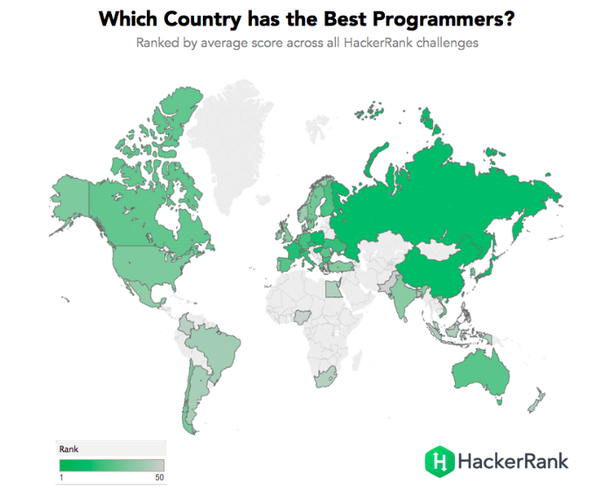 Иллюстрация к статье: Где живут лучшие программисты мира?