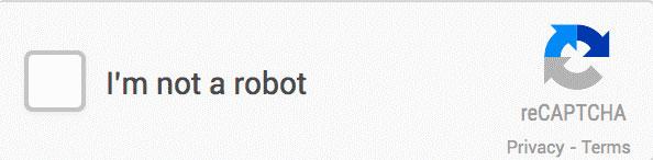 Пример чек-бокса с надписью «Я не робот» (I`m not a robot)