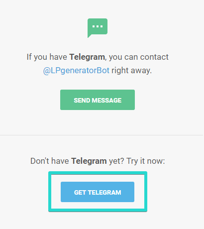 Обратите внимание: если по какой либо причине перейти по ссылке не удалось, вы можете самостоятельно добавить бота внутри Telegram.