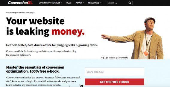Пип Лайа как бы случайно указывает на фразу: «Деньги утекают с вашего сайта»