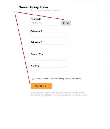 Часть пользователей, желающих найти свой почтовый индекс, нажимают кнопку «Продолжить» (Continue) вместо кнопки «Искать» (Find).