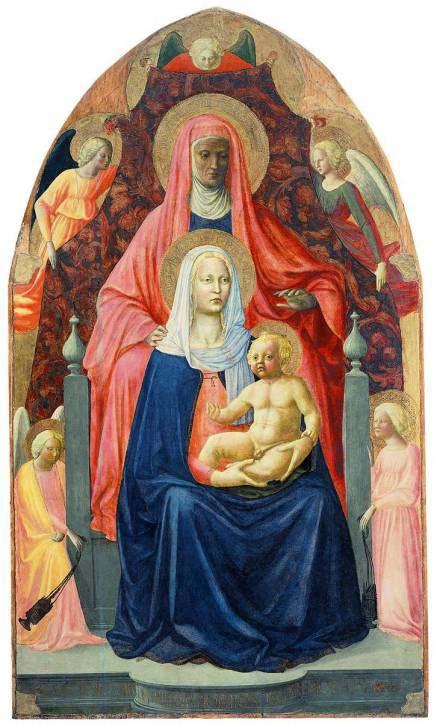 Пример ранней работы знаменитого итальянского живописца Мазаччо (Masaccio)