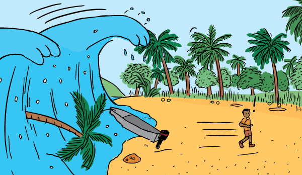 Иллюстрация к статье: Готов ли ваш SaaS-продукт выдержать испытание цунами?