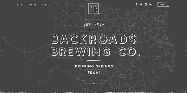 Backroads Brewing Co. web page