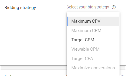 Maximum Cost-per-view — CPV