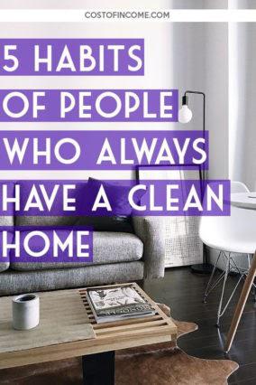 5 привычек людей, у которых дома всегда порядок