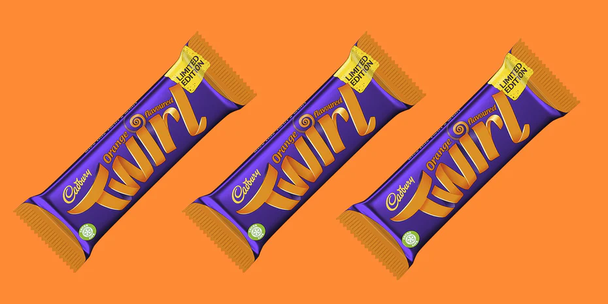 В 2019 году компания Cadbury выпустила ограниченную серию батончика Twirl со вкусом апельсина.
