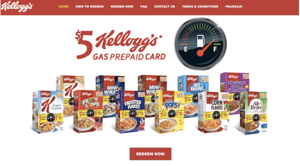 Рекламная акция Kellogg's «Деньги за бензин», рассчитанная на беби-бумеров
