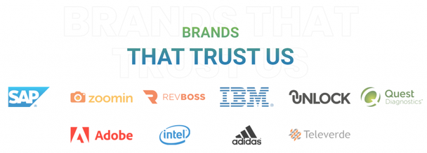 Логотипы известных брендов-клиентов