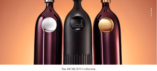 Скриншот: лимитированная коллекция вина Robert Mondavi, которая продается через NFT