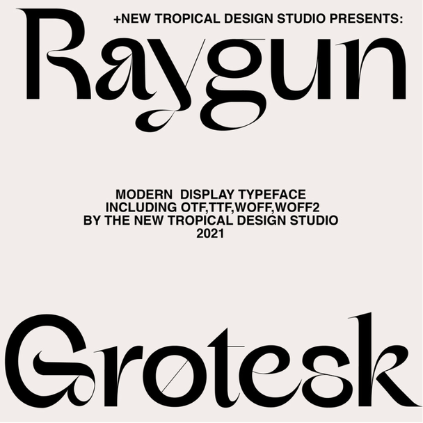 Шрифт от New Tropical Design Studio