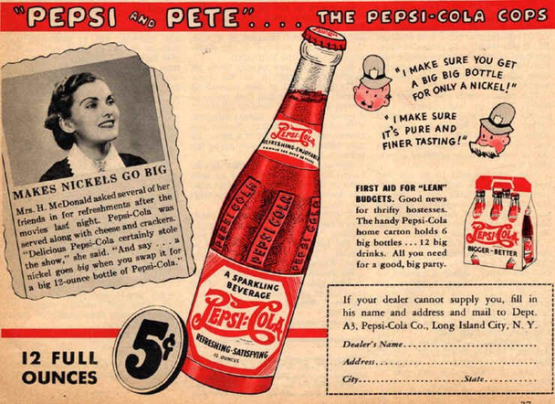 Pepsi придумала рекламу — купите в 2 раза больше напитка за ту же цену.