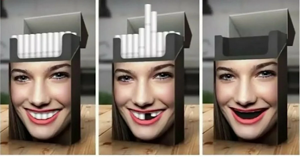 дизайн на упаковке сигарет, построенный на ассоциациях