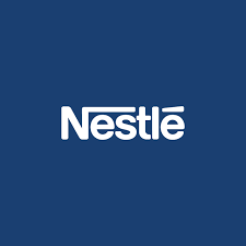 Пример леттеринга в названии компании Nestle.