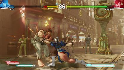 Скриншот из файтинга Street Fighter 5.