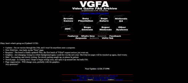 GameFAQs — один из старейших игровых сайтов.