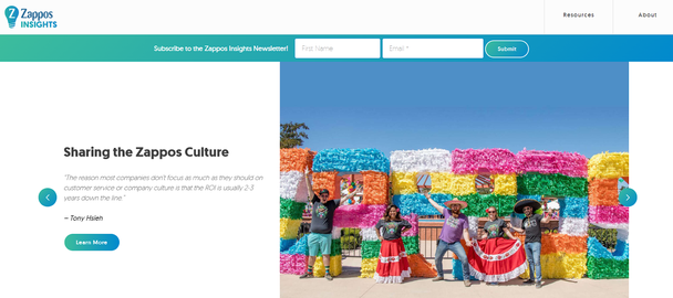 интернет-магазин Zappos продвигает семейные ценности
