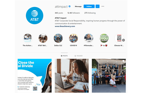 Официальная страница AT&T