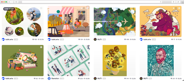 Dribble — это онлайн-платформа для диджитал-художников и дизайнеров