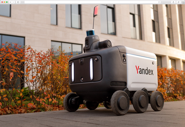 Роботы-курьеры Яндекса ездят пока что по центру столицы: там высокий спрос на доставку.
