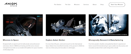 НАСА запускает коммерческие космические модули через подрядчиков Axiom Space и других партнеров.